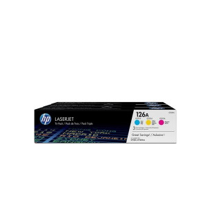 Sada tonerů HP CF341A, 3 barvy, trojbalení