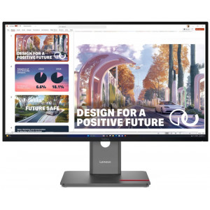 Lenovo P27QD-40+MC60/ 27"/ IPS/ 2560x1440/ 16:9/ 350cd/m2/ 1500:1/ 4ms/ HDMI/ DP/ USB/ USB-C/ LAN/ PIVOT
