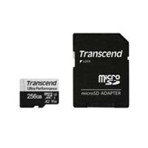 TRANSCEND MicroSDXC karta 256GB 340S, UHS-I U3 A2 Ultra Performace 160/125 MB/s