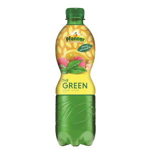 Zelený čaj Pfanner Citron a lychee 0,5 l, bal=12ks