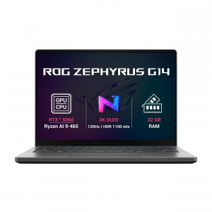 ASUS ROG Zephyrus G14/GA403GM-SY185WZ/AI9-465/14"/2880x1800/32GB/1TB/RTX 5060/W11H/Gray/2R