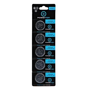 Powerton ENERGY LITHIOCELL Jednorázová lithiová baterie CR2032, 5-pack