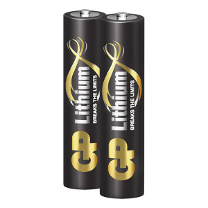 GP Jednorázová lithiová baterie AAA, 2-pack
