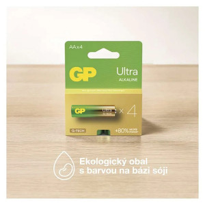 GP Ultra Jednorázová alkalická baterie AAA, 8 pack