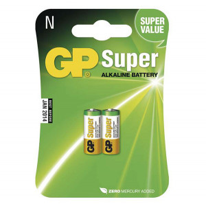 GP Jednorázová alkalická baterie LR1, 2-pack