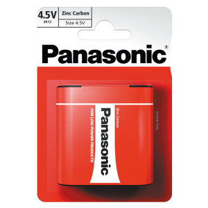 Panasonic Jednorázová zinkouhlíková baterie 3R12, 1-pack