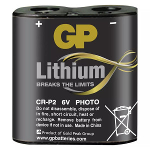 GP Jednorázová lithiová baterie CR-P2, 1-pack