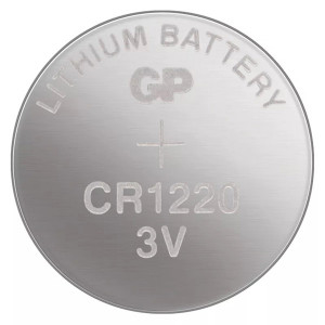 GP Jednorázová lithiová baterie CR1220, 5-pack