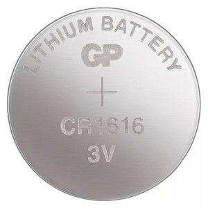 GP Jednorázová lithiová baterie CR1616, 1-pack