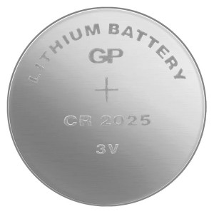 GP Jednorázová lithiová baterie CR2025, 2-pack