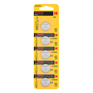 Kodak Jednorázová lithiová baterie CR2025, 5-pack