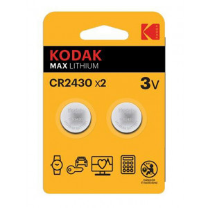 Kodak MAX Jednorázová lithiová baterie CR2430, 2-pack