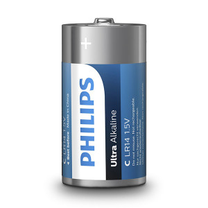 PHILIPS ULTRA Jednorázová alkalická baterie C, 2-pack