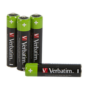Verbatim Nabíjecí Ni-MH baterie AAA, 4-pack