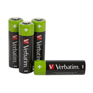 Verbatim Nabíjecí Ni-MH baterie AA, 4-pack