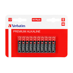 Verbatim Jednorázová alkalická baterie AAA, 10-pack