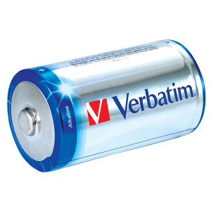 Verbatim Jednorázová alkalická baterie C, 2-pack