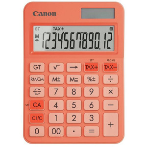 Canon kalkulačka LS-125KB-OR, oranžová, kapesní, dvanáctimístná