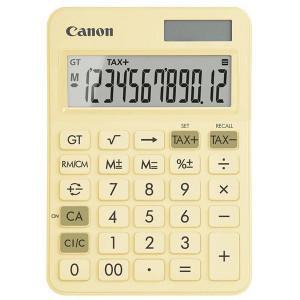 Canon kalkulačka LS-125KB-PYL, žlutá, kapesní, dvanáctimístná