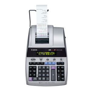 Canon kalkulačka MP1411-LTSC, šedá, stolní s tiskem, čtrnáctnáctimístná
