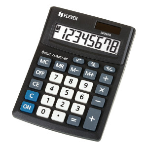 Eleven Kalkulačka CMB801-BK, černá, stolní, osmimístná
