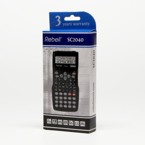 Rebell Kalkulačka RE-SC2040 BX, černá, vědecká