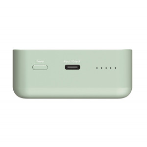 Verbatim, power banka s bezdrátovým nabíjením, 5V, nabíjení telefonu, 32224, 20000mAh, magnetické připevnění, Zelená