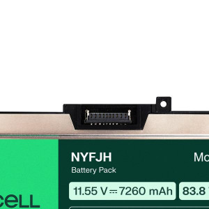 Baterie NYFJH-6C 0NYFJH 0RY3F9 0VRX0J pro Dell Precision 15 7530 7540 7740