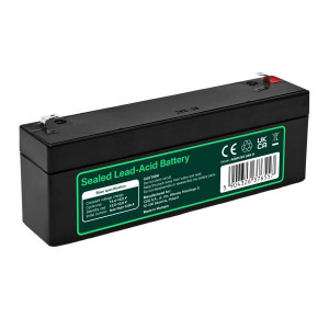 Greencell AGM VRLA 12V 2.5Ah maintenance-free baterie pro cash registers, kamery (178x36x66mm)