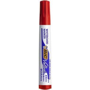 Popisovač na tabuli "Velleda ecolutions", červená, 1,4 mm, kuželový hrot, BIC 904939