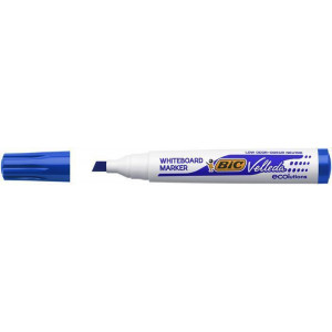 Popisovač na tabuli "Velleda ecolutions", modrá, 1,1-5,6 mm, klínový hrot, BIC , 904947
