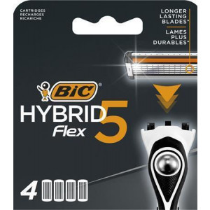 Náhradní hlavice do pánského holicího strojku "HYBRID 5", 4 ks, BIC 921179