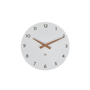 Nástěnné hodiny "Hormilena", bílá, 30cm, ALBA