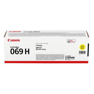 Canon originální toner 069 H Y, 5095C002, yellow, 5500str., high capacity
