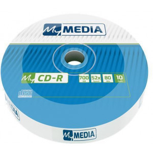CD-R 700MB, 80min., 52x, MYMEDIA, 10ks - fólie
