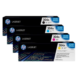 HP originální toner CC532A, HP 304A, yellow, 2800str.