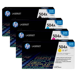 HP originální toner CE252A, HP 504A, yellow, 7000str.