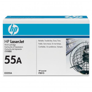 HP originální toner CE255A, HP 55A, black, 6000str.