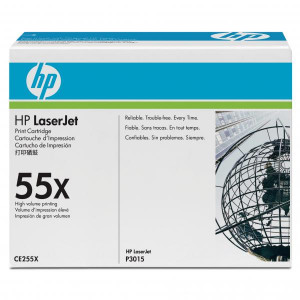 HP originální toner CE255X, HP 55X, black, 12500str.