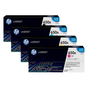 HP originální toner CE270A, HP 650A, black, 13500str.