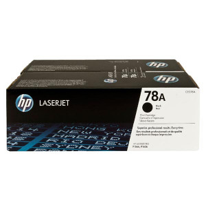 HP originální toner CE278AD, HP 78A, black, 4200 (2x2100)str., dual pack, 2ks
