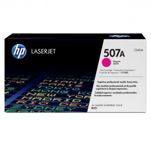 HP originální toner CE403A, HP 507A, magenta, 6000str.