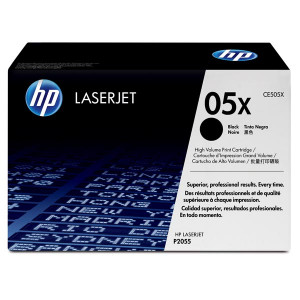HP originální toner CE505X, HP 05X, black, 6500str., high capacity