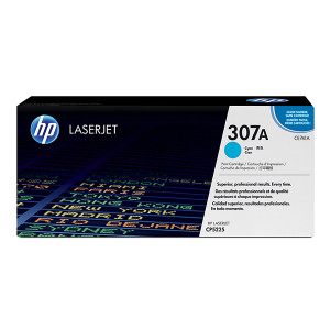 HP originální toner CE741A, HP 307A, cyan, 7300str.