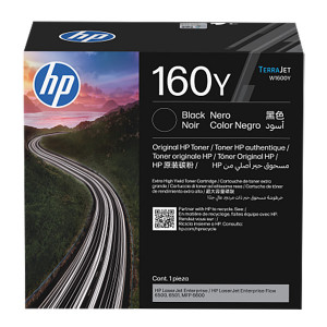 HP originální toner W1600Y, HP160Y, black, 38000str.