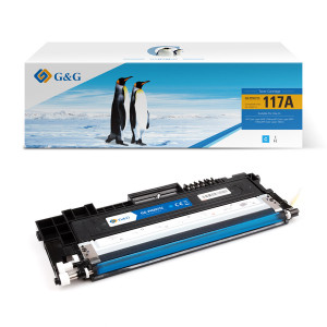 G&G kompatibilní toner s HP W2071A, NT-PH2071C, HP 117A, cyan, 700str., DOPRODEJ