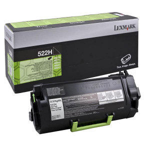 Lexmark originální toner 52D2H00, 522H, black, 25000str., return