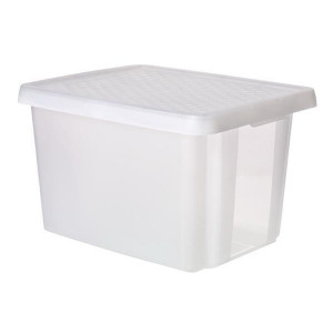 Skladovací box "Essentials", s víkem, 26 l, plast, CURVER