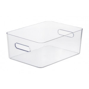 Úložný box "Compact Clear L", průhledný, plast, 15,4 l, SMARTSTORE 11090