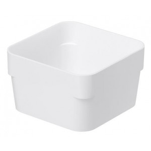 Organizér do zásuvek "Compact", bílá, 10 x 6 x 10 cm, SMARTSTORE 19110